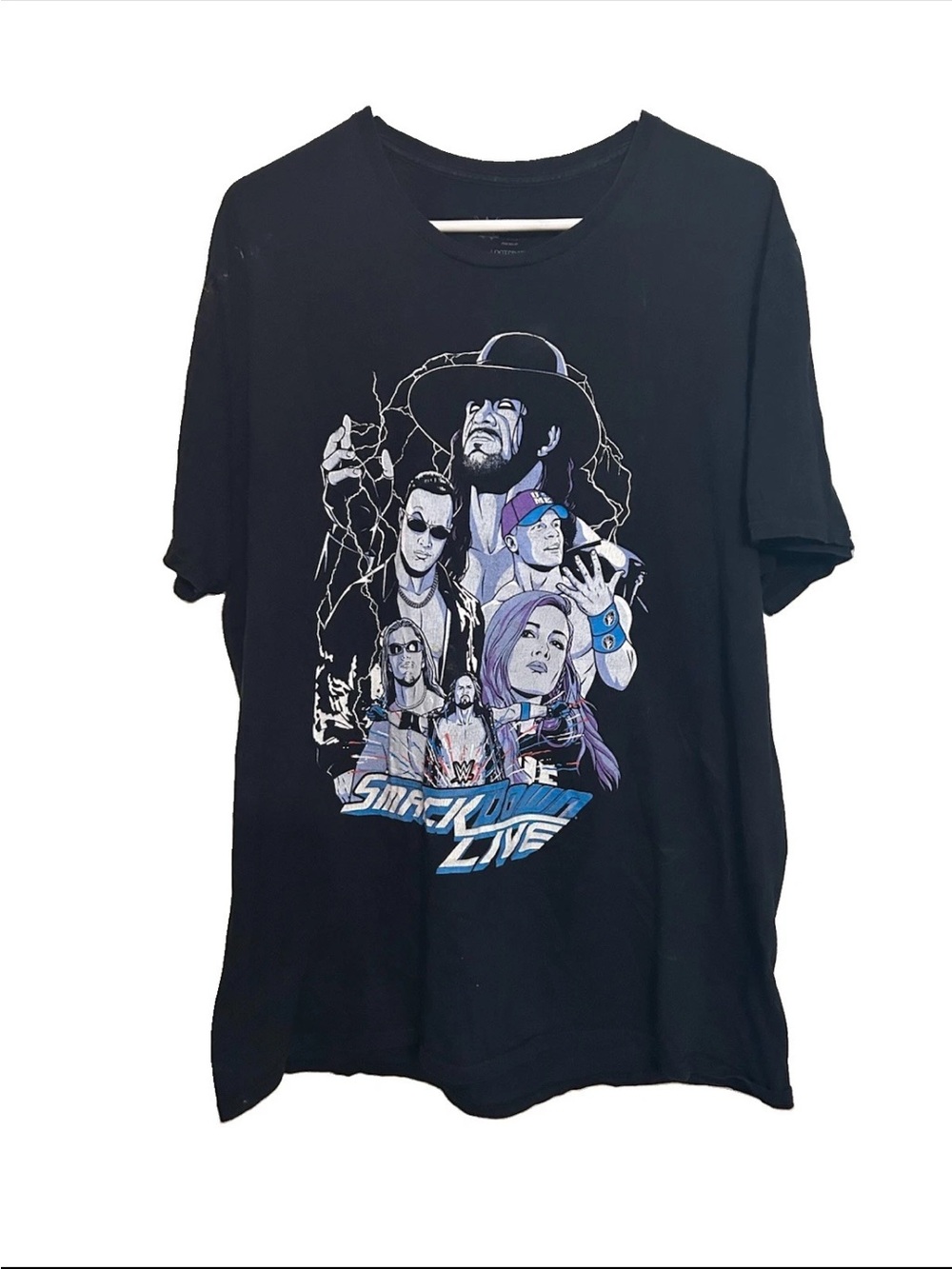 wwe shirt xl SLAM Loot Crate Smackdown Live 20th anniversary